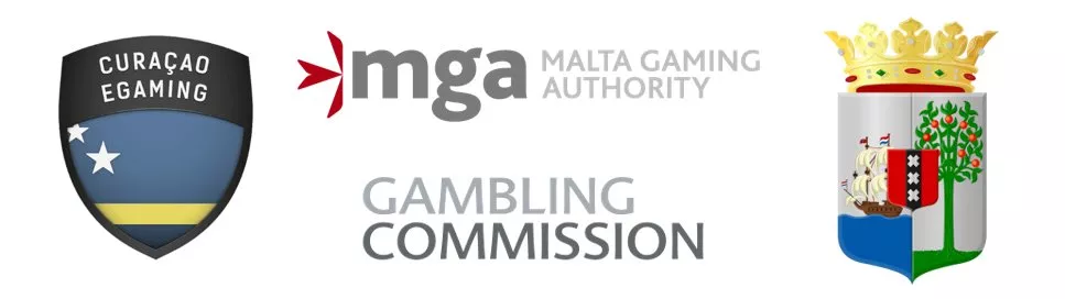 Online Casino Lizenzen Logos