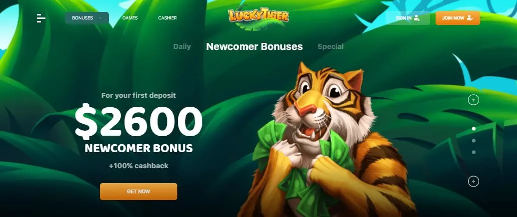 Lucky Tiger Casino Bonus