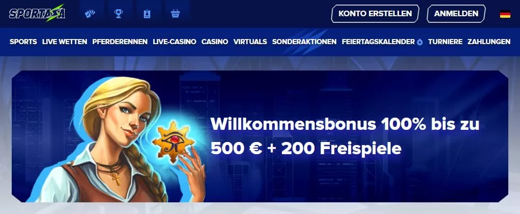 Sportaza Casino Bonus 