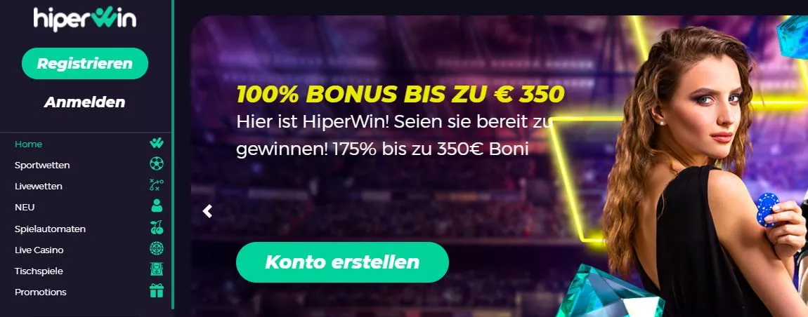 HiperWin Casino Bonus Code