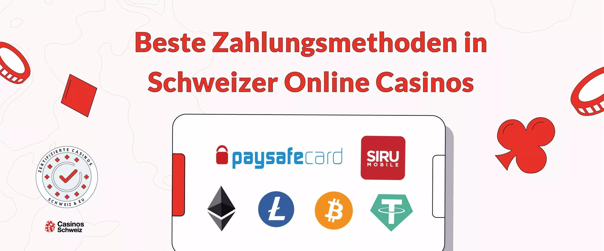 Beste Zahlungsmethoden in Schweizer Online Casinos