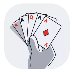 Icon Poker Hand