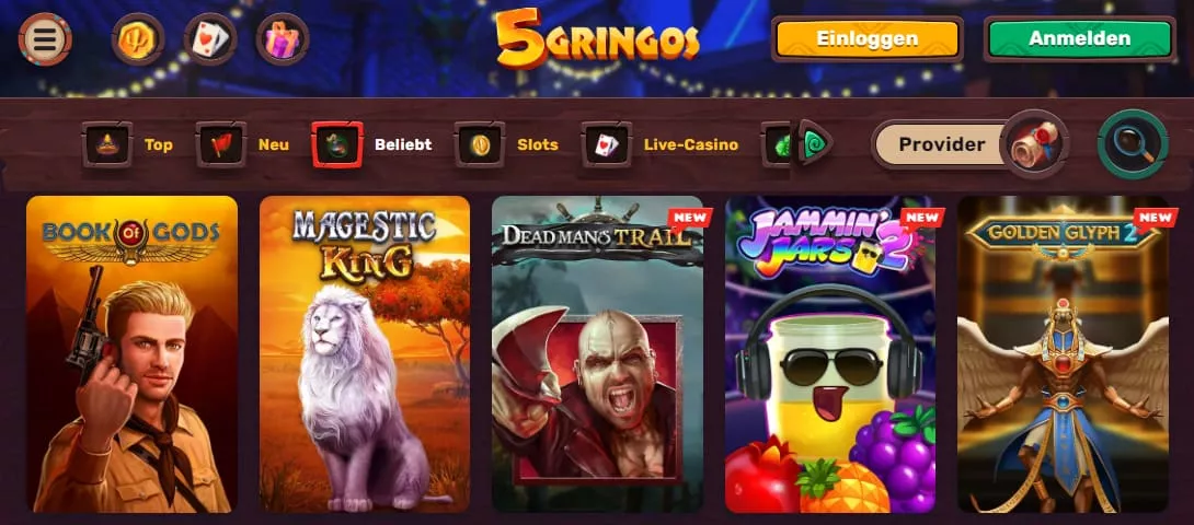 5Gringos Casino Slotautomaten