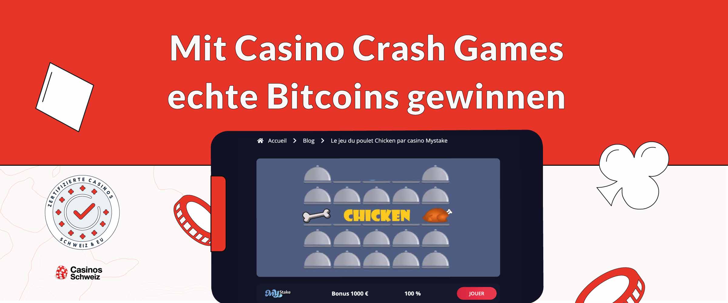 Mit Casino Crash Games echte Bitcoins gewinnen
