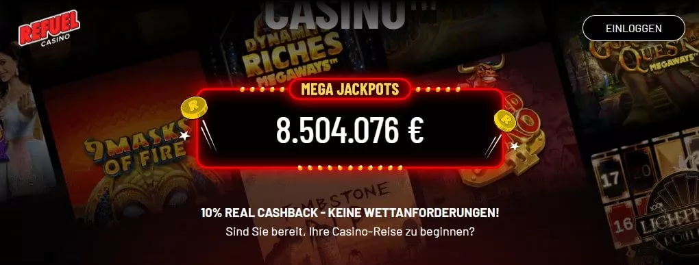 Refuel Casino Cashback 