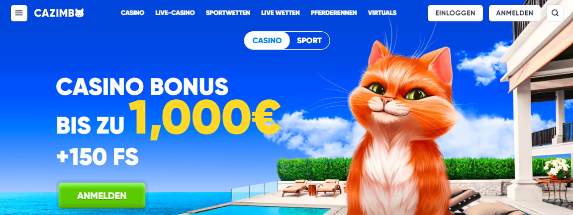 Cazimbo Casino Bonus und Freispiele