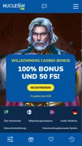 Nucleonbet Casino App Bonus