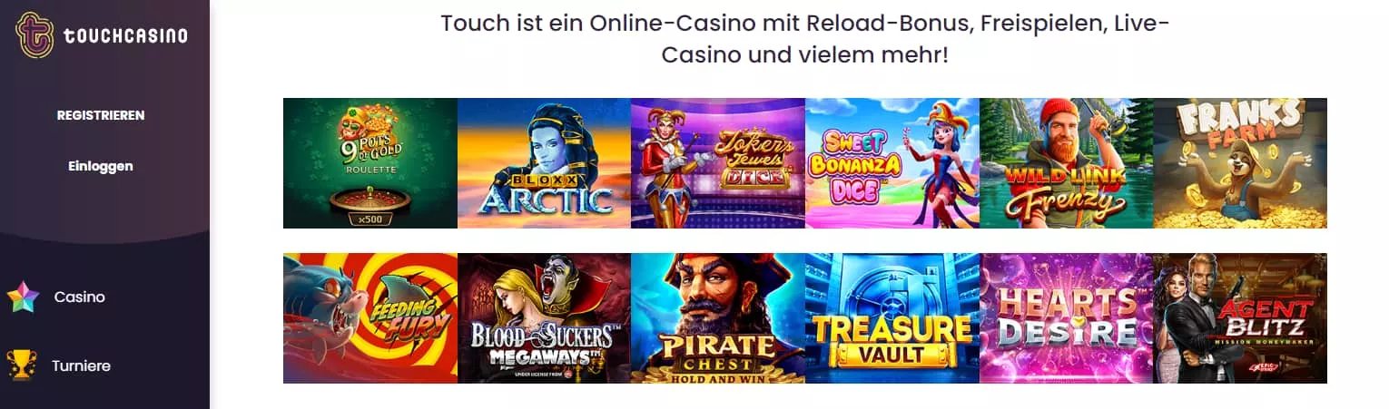 Touch Casino Spiele